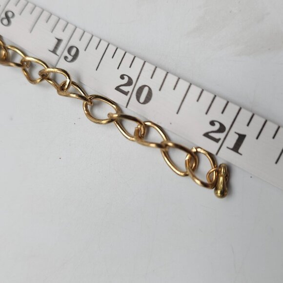 Black Gold Chunky Statement Necklace Matching Oval Drop Earrings Textured - Picture 8 of 9